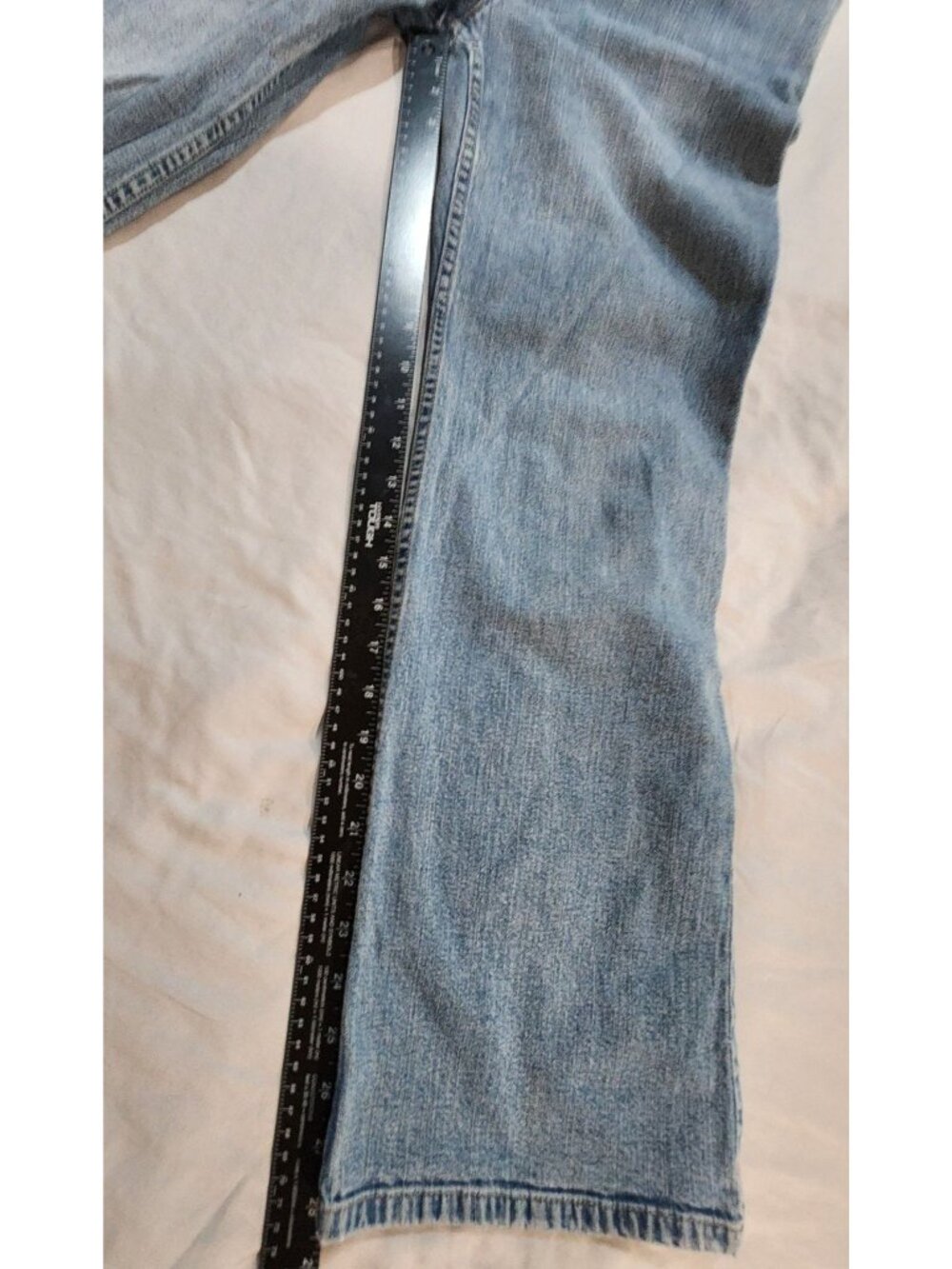 J. Jill Wide Leg Petite Light Wash Casual Denim Blue Jeans/Sz. 10P EUC - Picture 6 of 6